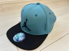 ★Jordan ★ジャンプマンロゴ★ブルー×ブラック　キッズキャップ