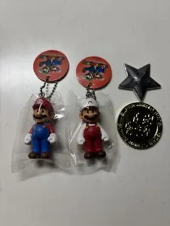 スーパーマリオ　キーホルダー　セット　新品未使用　おまけのサムネイル