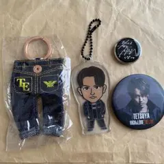 EXILE THE SECOND TETSUYA キーホルダー 缶バッチ