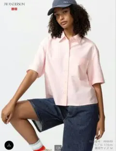 半袖 S UNIQLO JWA オックスフォードシャツ