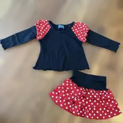 ディズニー　ミニーマウス仮装セット　ベビー服