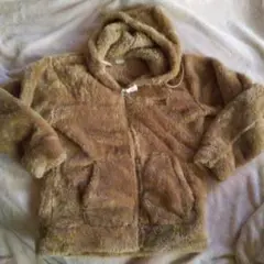 Champion フリースジャケット キャメル色　　ゴールドタグ