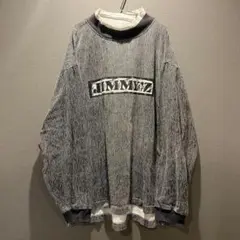 90s ジミーズ　ロングtシャツ　総柄のサムネイル