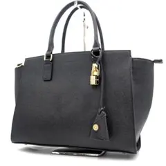 極美品✨️ サマンサタバサ ハンドバッグ ビジネスバッグ レザー ブラック