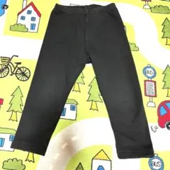 ユニクロ　フリースレギンス黒90サイズ
