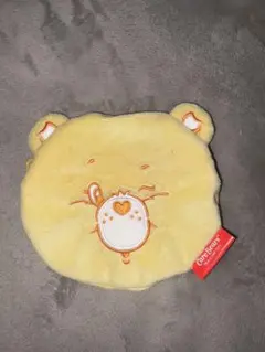 ケアベア ふわふわ パステルフェイスポーチ Funshine Bear