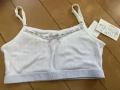 ⭐︎新品⭐︎女の子用 ジュニアブラ 150cm ホワイト ハーフトップ 小学生