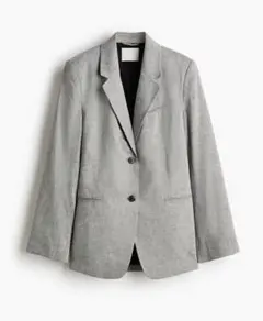 H&M リネンブレンドブレザー
