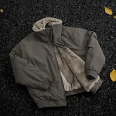 オリーブグリーン ジップアップジャケット　Y2k