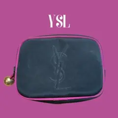 【YSL】 イヴ・サンローラン ナイロンポーチ シガレットケース ピンク