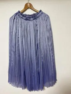 DOUBLE STANDARD CLOTHING サテンプリーツスカートのサムネイル
