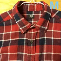 UNIQLO 長袖ネルシャツ Mサイズ チェック