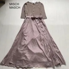 新品タグ付♡MISCH MASCH グロッシードッキングワンピース M