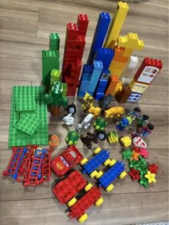 レゴ　ブロック　デュプロ　まとめ売り　動物　人　カーズ　車