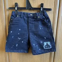 X LARGE デニムペイントスプラッシュ パンツ90cm