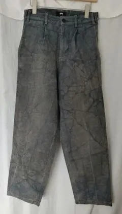 STUSSY CANVAS VOLUME PLEATED TROUSER