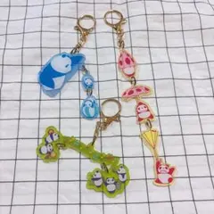 美品！ パンダコパンダ ガチャガチャ アクリルキーホルダー 3点セット