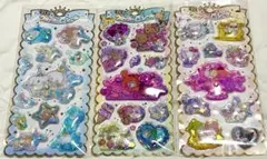 シナモロール サンリオ　ウォーターシール　 3シートセット