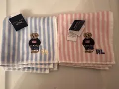 ポロラルフローレン タオルハンカチ ポロベア刺繍