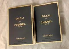 シャネルブルードゥシャネル レゼクスクルジフ　パルファム サンプル2本セット