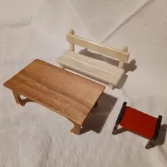 ミニチュア家具セット テーブル 椅子