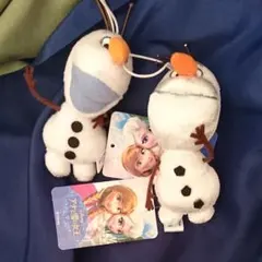 オラフ♠️アナと雪の女王♠️マスコットストラップ♠️ぬいぐるみ2品セット/おまけ