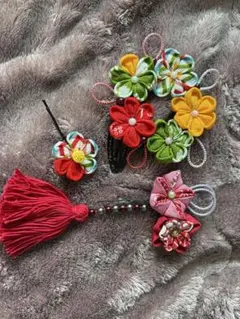 和風　髪飾りセット