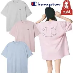 X-girl×Champion✩.*˚ビックTシャツ ドレスワンピース