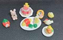 ミニチュアスイーツ　ひよことうさぎ　オムライス