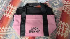 新品・JACK BUNNY ジャックバニー 保冷バッグ ラウンドバッグ ピンクのサムネイル