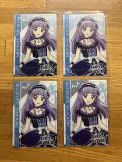 オールアイカツ!　ウエハースコレクション　氷上スミレ　4枚セット