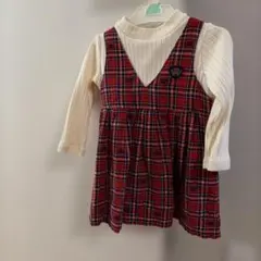 MIKI HOUSE ミキハウス チェック柄 ワンピース　90cm