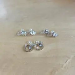 樹脂イヤリング　3点セット　まとめ売り