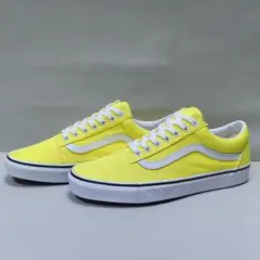 VANSバンズ海外限定OLD SKOOLオールドスクール黄/白キャンバス27.5