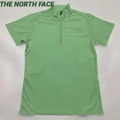 THE NORTH FACE ハーフジップ シャツ ライトグリーン　S