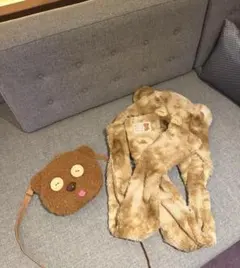 USJ ユニバ　ティム マフラーハットとバッグセット