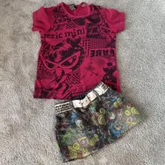 ヒスミニ　Tシャツ　スカート　2点セット