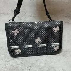 レスポートサック ショルダーバッグ トートバッグ リボン柄 鍵 2way