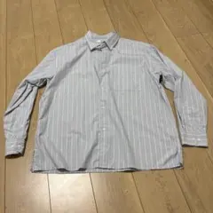 UNIQLO C ブロードオーバーサイズシャツ　 Lサイズ　ストライプ