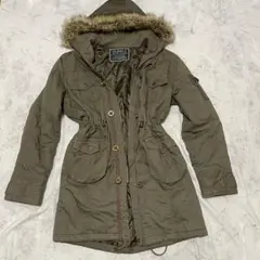 【Pauline Bleu】新品未使用★ミニタリーモッズコート★カーキ 2025年最新】モッズコートの人気アイテム - メルカリ