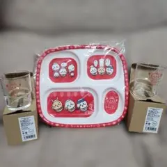 ちいかわレストラン プラワンプレート お冷グラス2個 セット
