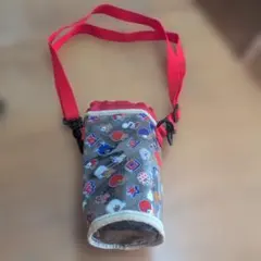 アフロ犬 　ストラップ付きペットボトルホルダー