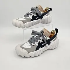 オニツカタイガー DELECITY 厚底スニーカー 24cm 白黒 - メルカリ