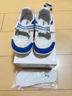 IFME イフミー　上履き 17cm ホワイト/ブルー　新品インソール付