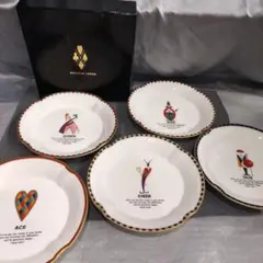 たち吉　Adam&Eve ミラクルカード トランプ柄 プレート ケーキ皿　5枚 たち吉 アダム&イヴ ミラクルカードナッピー皿 エース - メルカリ