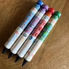레트로 80'san-xサンエックス 占いシャープペンシル4種ファンシー文房具
