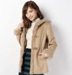 エニィスィス　美品　ムートンコート　ベージュ　M