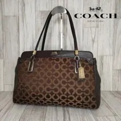 COACH Hamptons Satchel Tote Bag F15671 - メルカリ