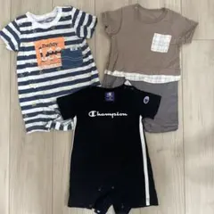 ベビーロンパース3点セット