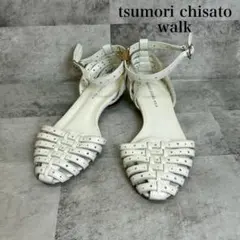 tsumori chisato フラット グルカレザーサンダル　24 RG723のサムネイル